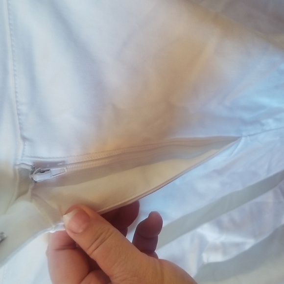 Mark White Paperbag Waist Jeans Wide Leg 22 - Picture 4 of 15